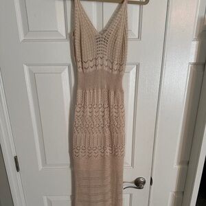 Brand New Crochet Vici Maxi Dress size Medium